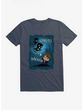 Harry Potter Expecto Patronum Blue Background T-Shirt, , hi-res