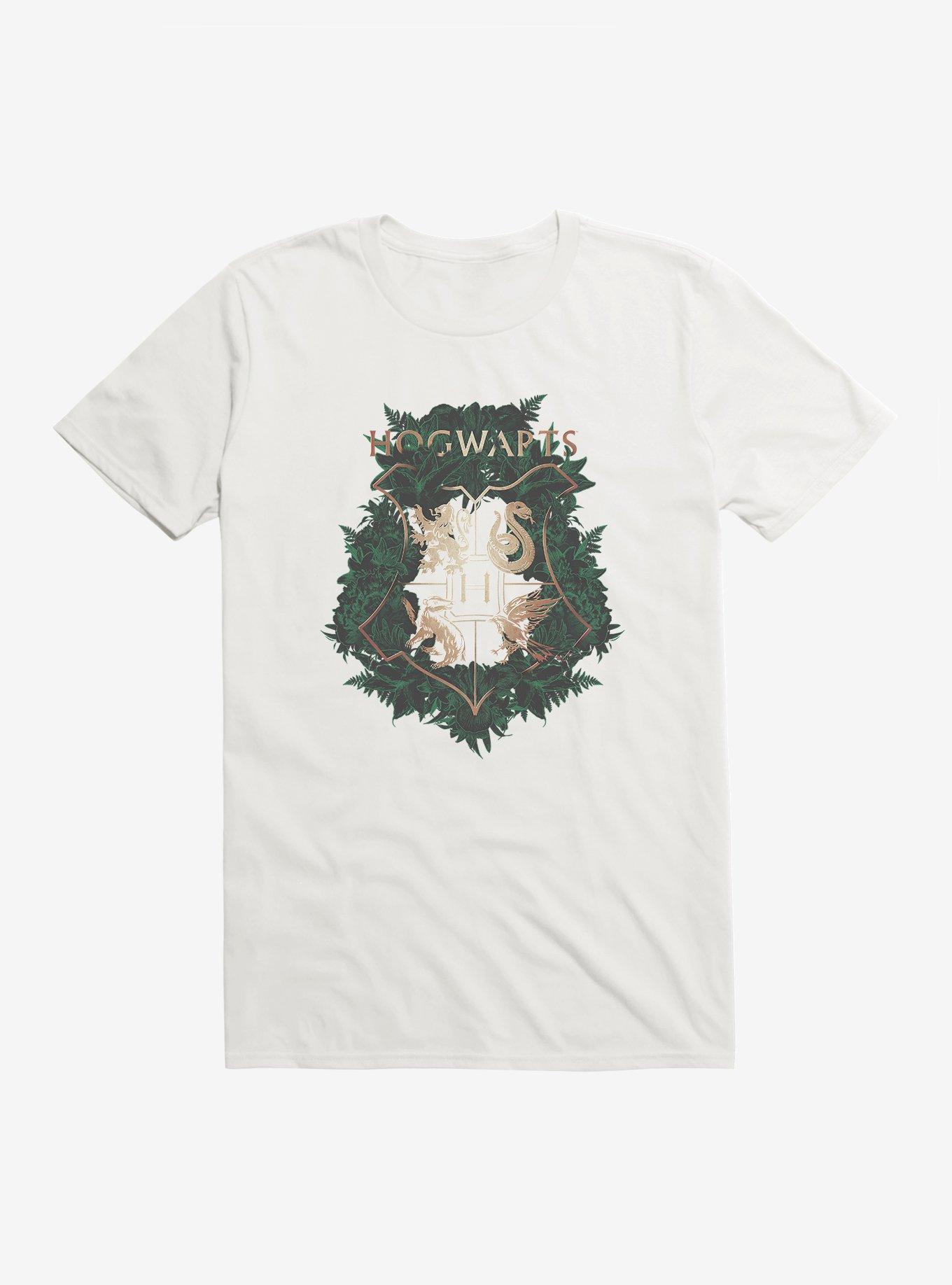 Harry Potter Hogwarts Leaf Shield T-Shirt | Hot Topic