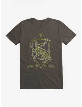 Hary Potter Hufflepuff Sketch Shield T-Shirt, , hi-res