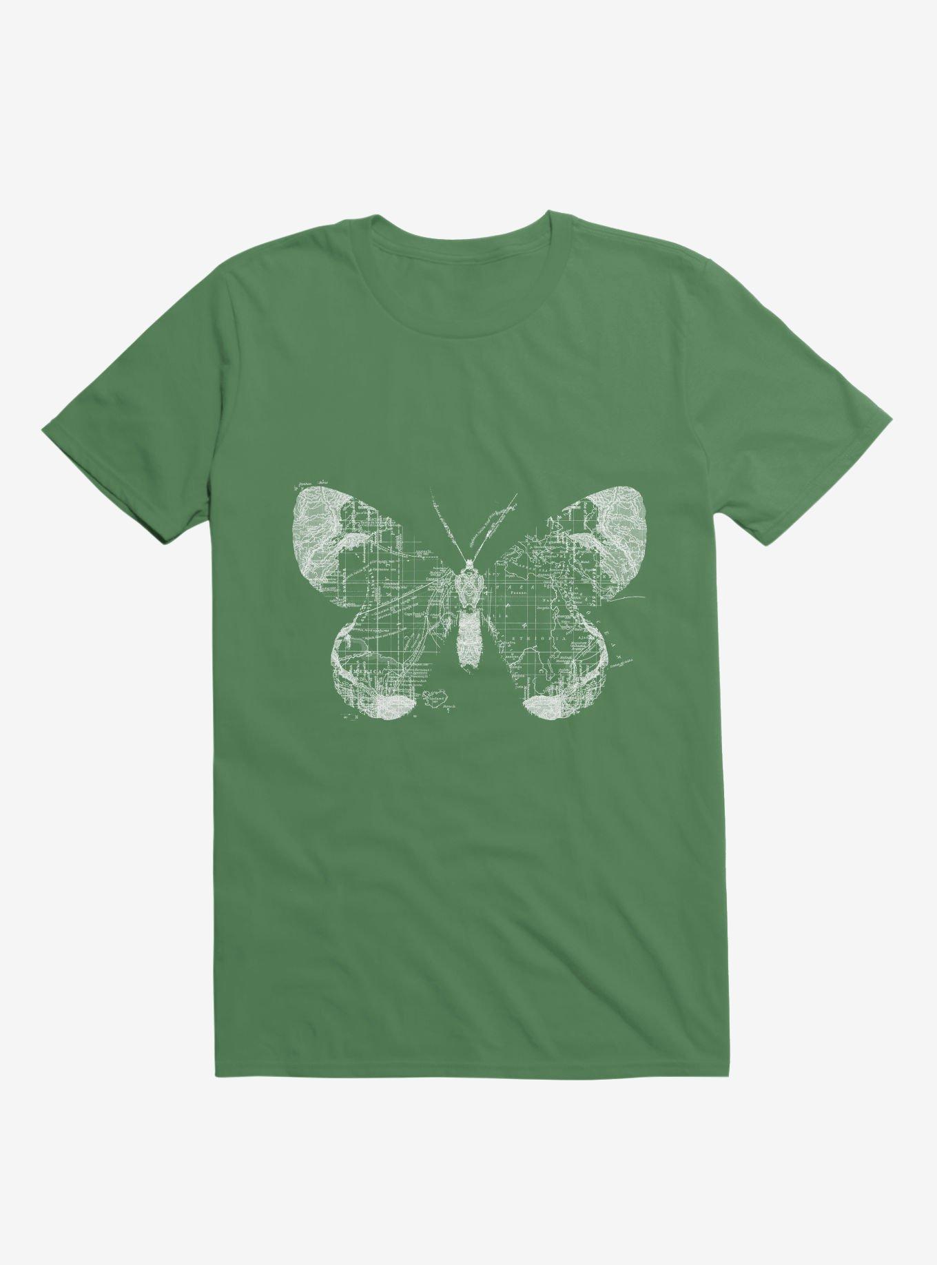 Butterfly Wanderlust T-Shirt, KELLY GREEN, hi-res