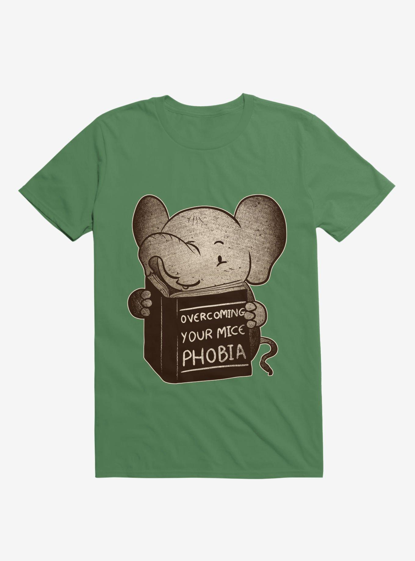 Elephant Overcoming Your Mice Phobia T-Shirt, , hi-res