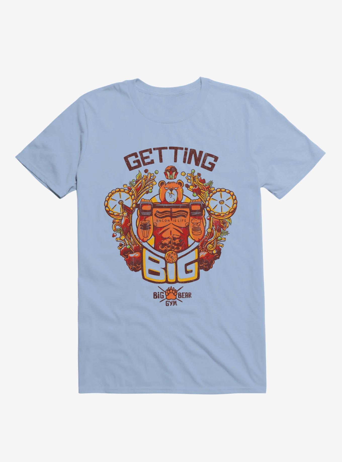 Getting Big Bear T-Shirt, LIGHT BLUE, hi-res