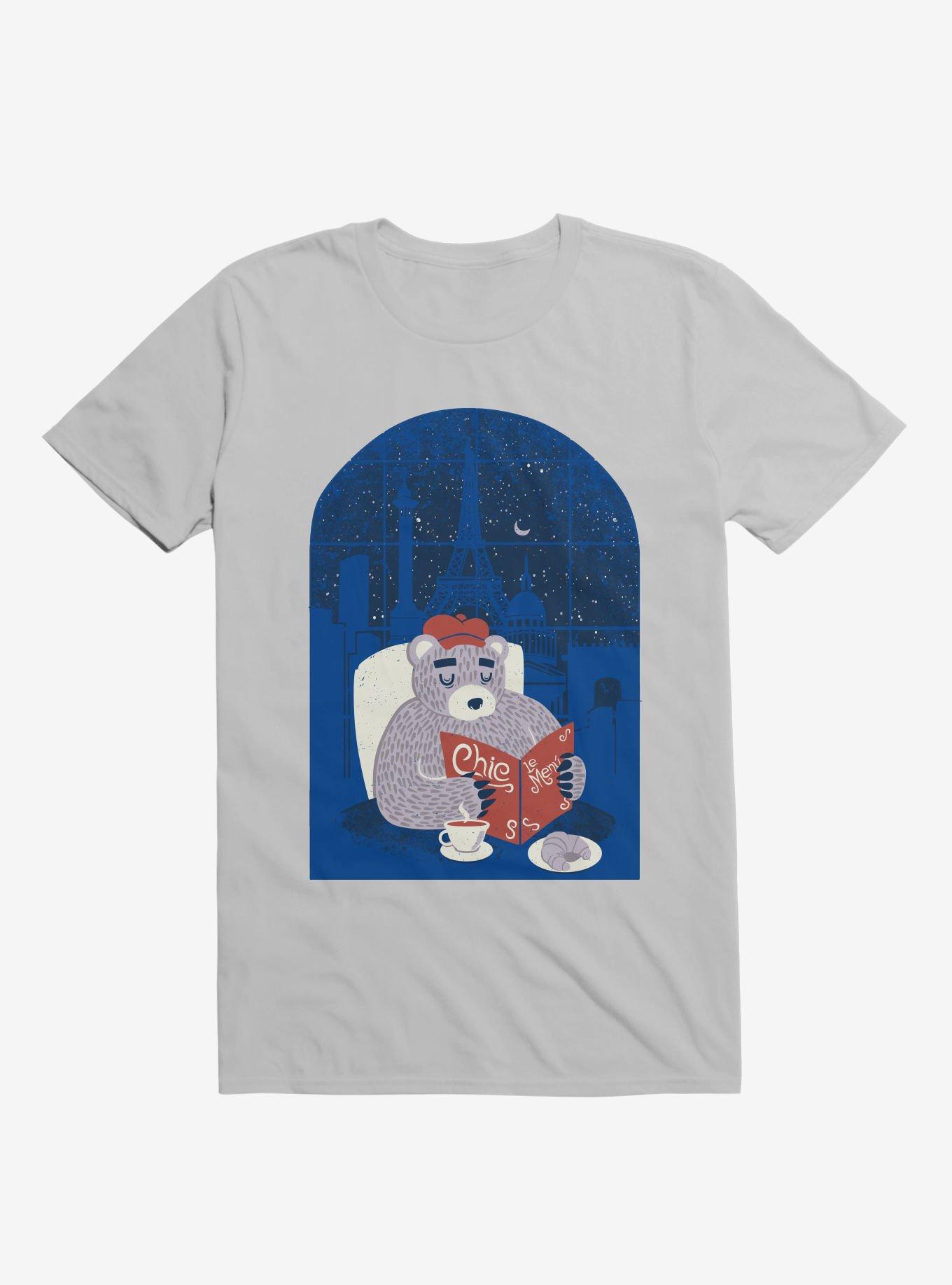 Parisian Bear T-Shirt, ICE GREY, hi-res