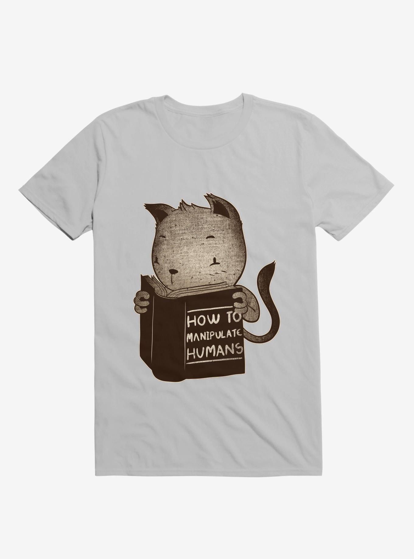 Cat Book: How To Manipulate Humans T-Shirt, , hi-res