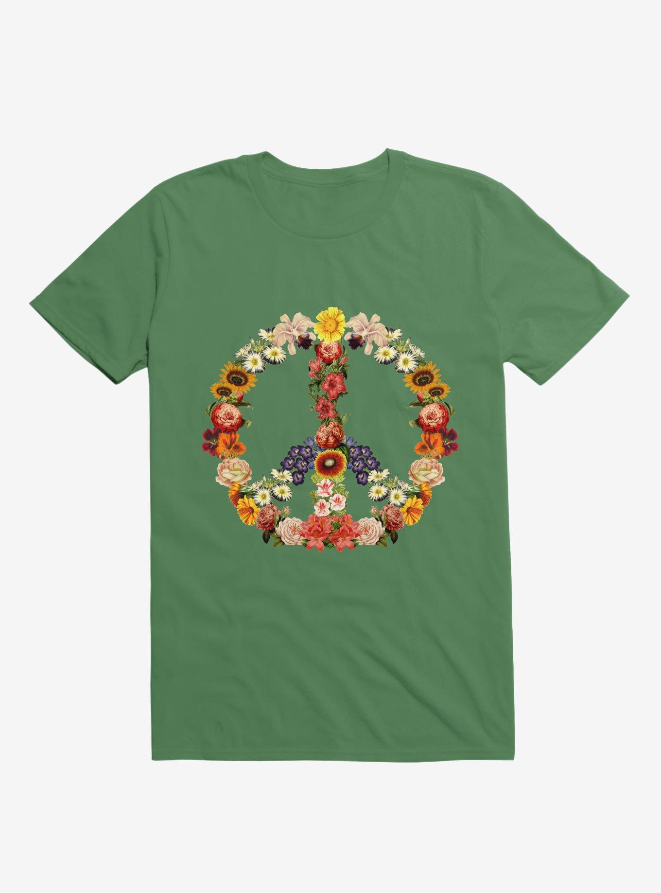 Flower Power T-Shirt, KELLY GREEN, hi-res