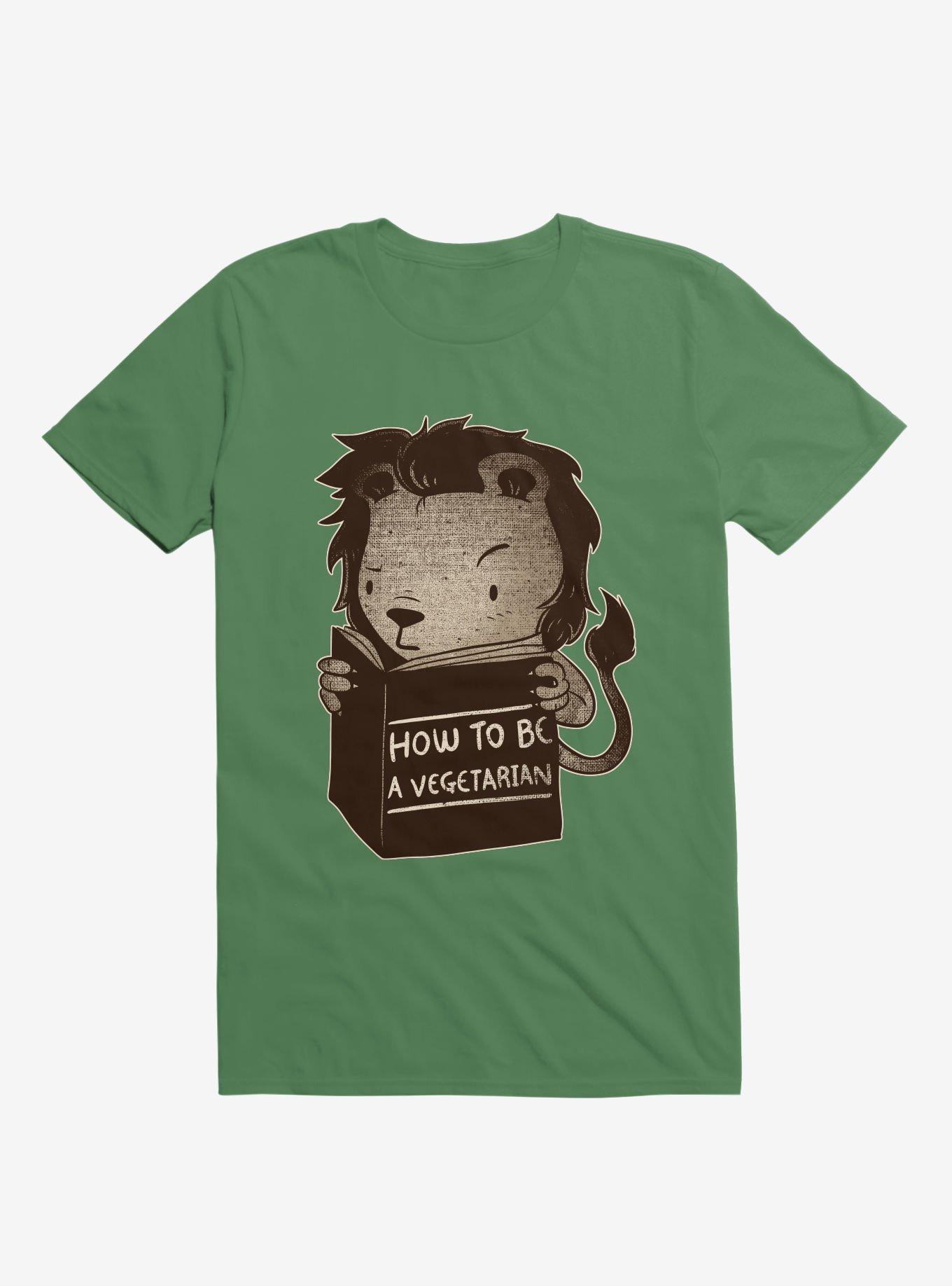 Lion Book How To Be Vegetarian T-Shirt, , hi-res