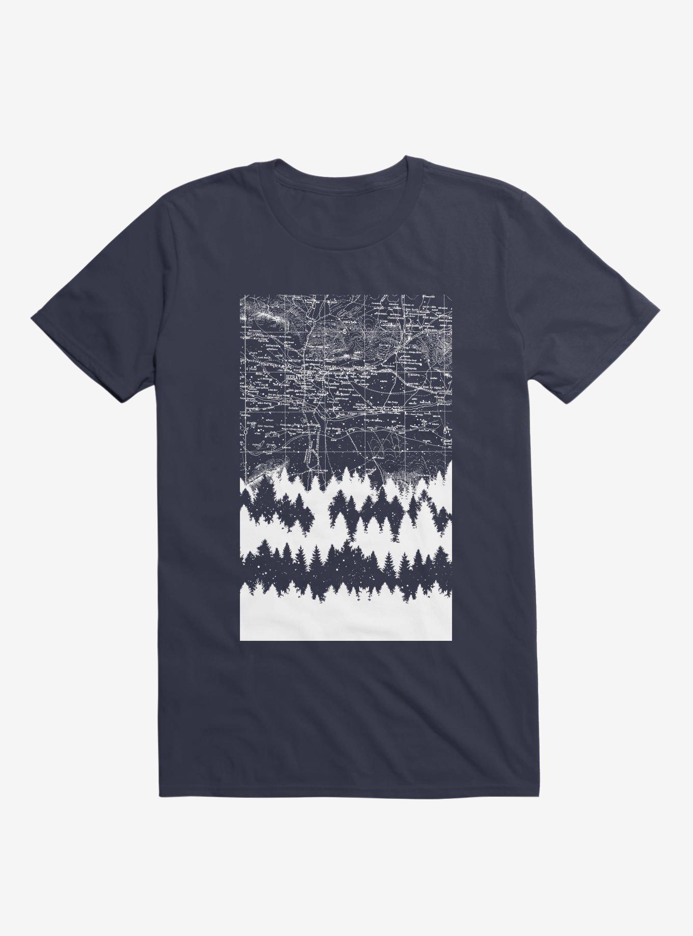 Maps Silhouette Square T-Shirt, , hi-res