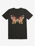 Spring Butterfly Floral T-Shirt, BLACK, hi-res