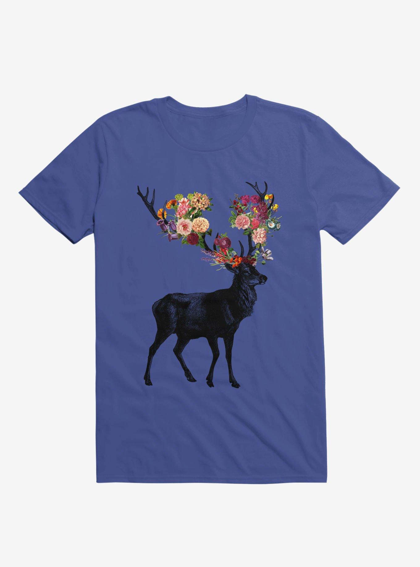 Spring Itself Deer Floral T-Shirt, , hi-res