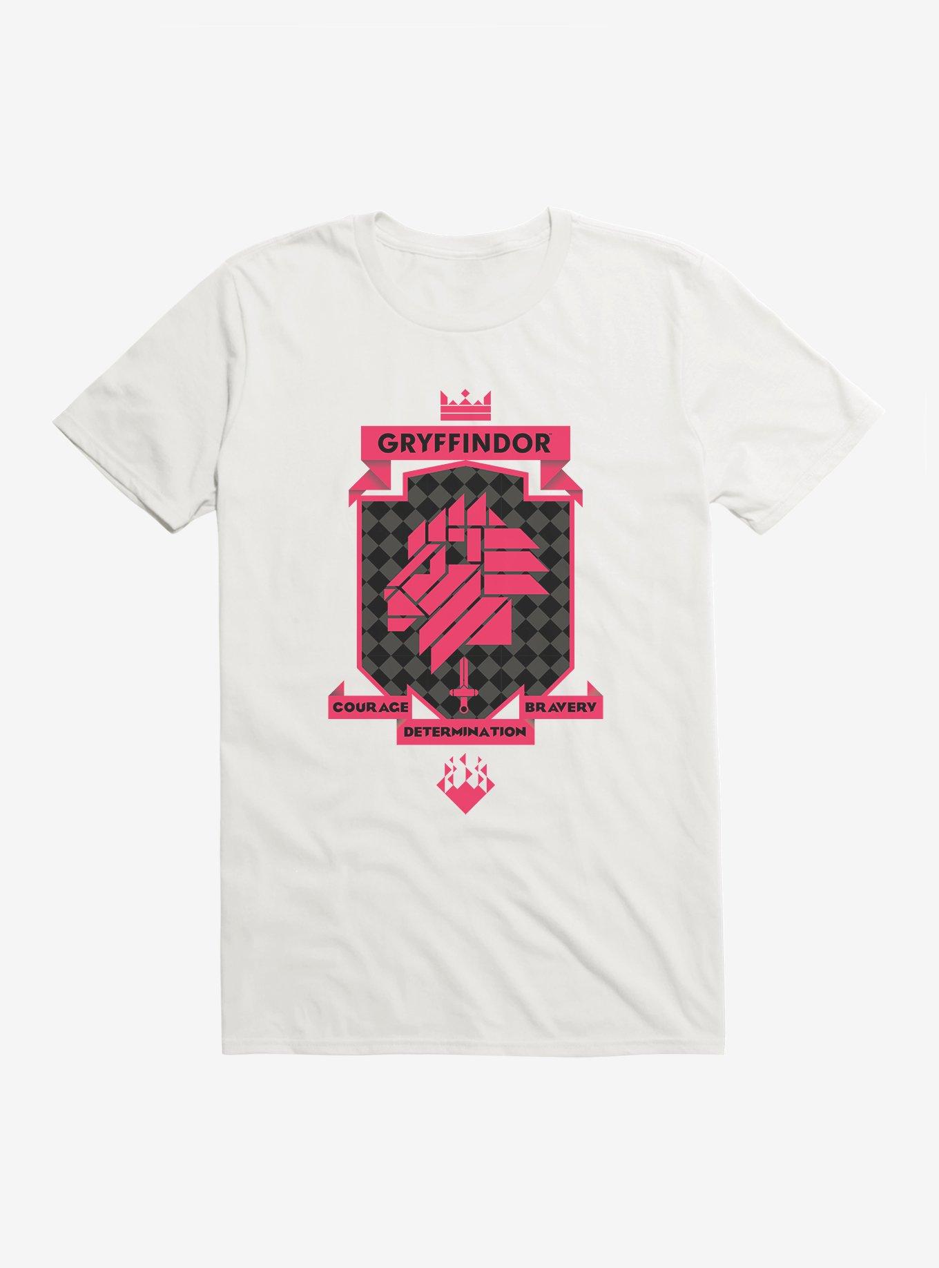 Harry Potter Gryffindor Red Shield Pixel Logo T-Shirt, , hi-res