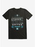 Harry Potter We Are Only As Strong As We Are United Dumbledore's Army Blue Logo T-Shirt, BLACK, hi-res
