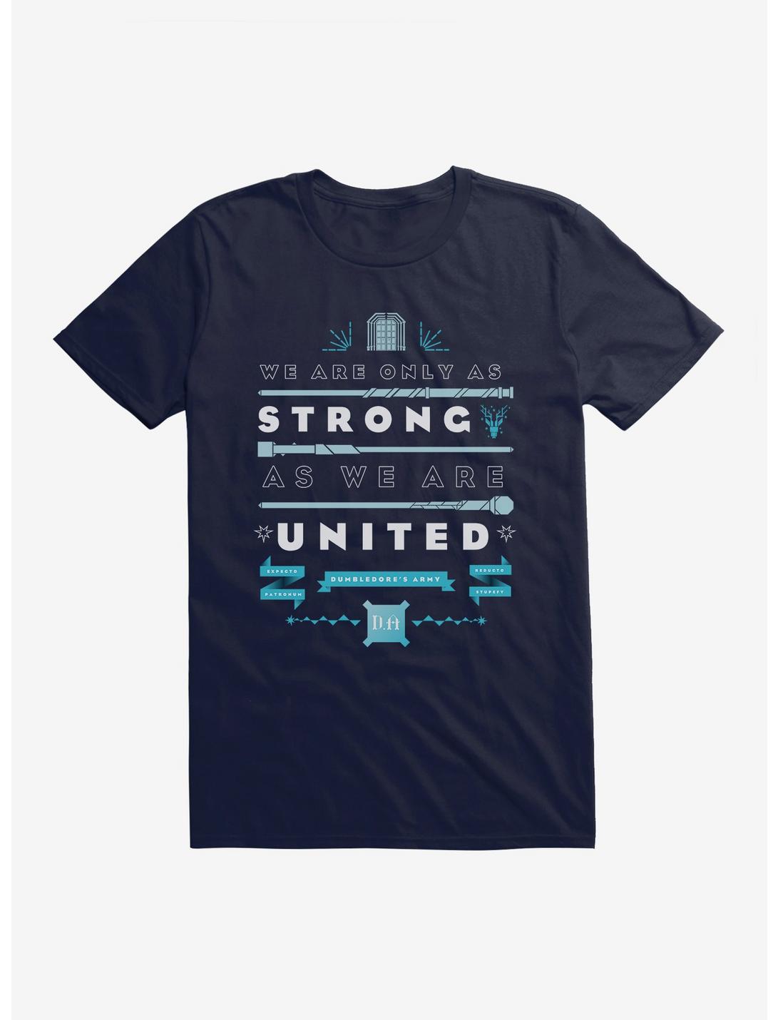Harry Potter We Are Only As Strong As We Are United Dumbledore's Army Blue Logo T-Shirt, , hi-res