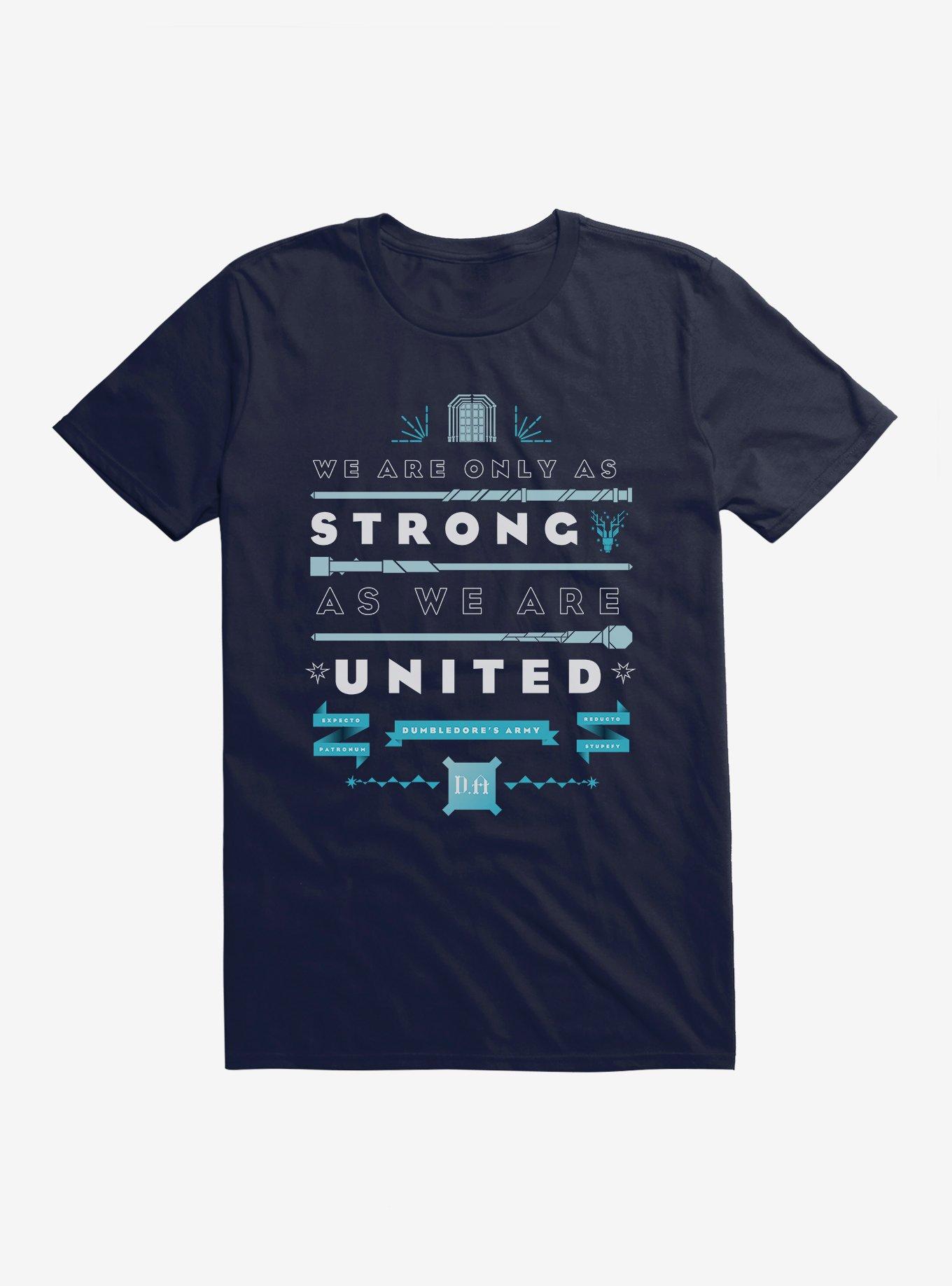 Harry Potter We Are Only As Strong As We Are United Dumbledore's Army Blue Logo T-Shirt, , hi-res