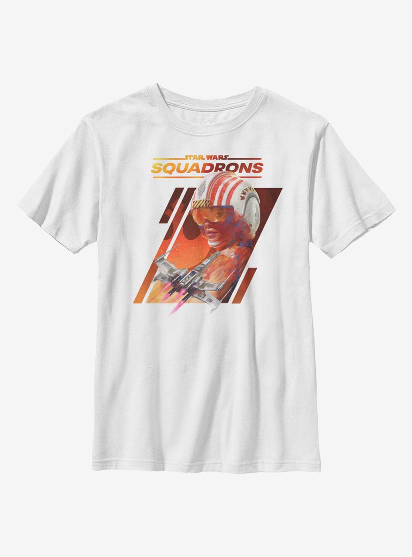 Star Wars Squadrons Rebel Youth T-Shirt, WHITE, hi-res