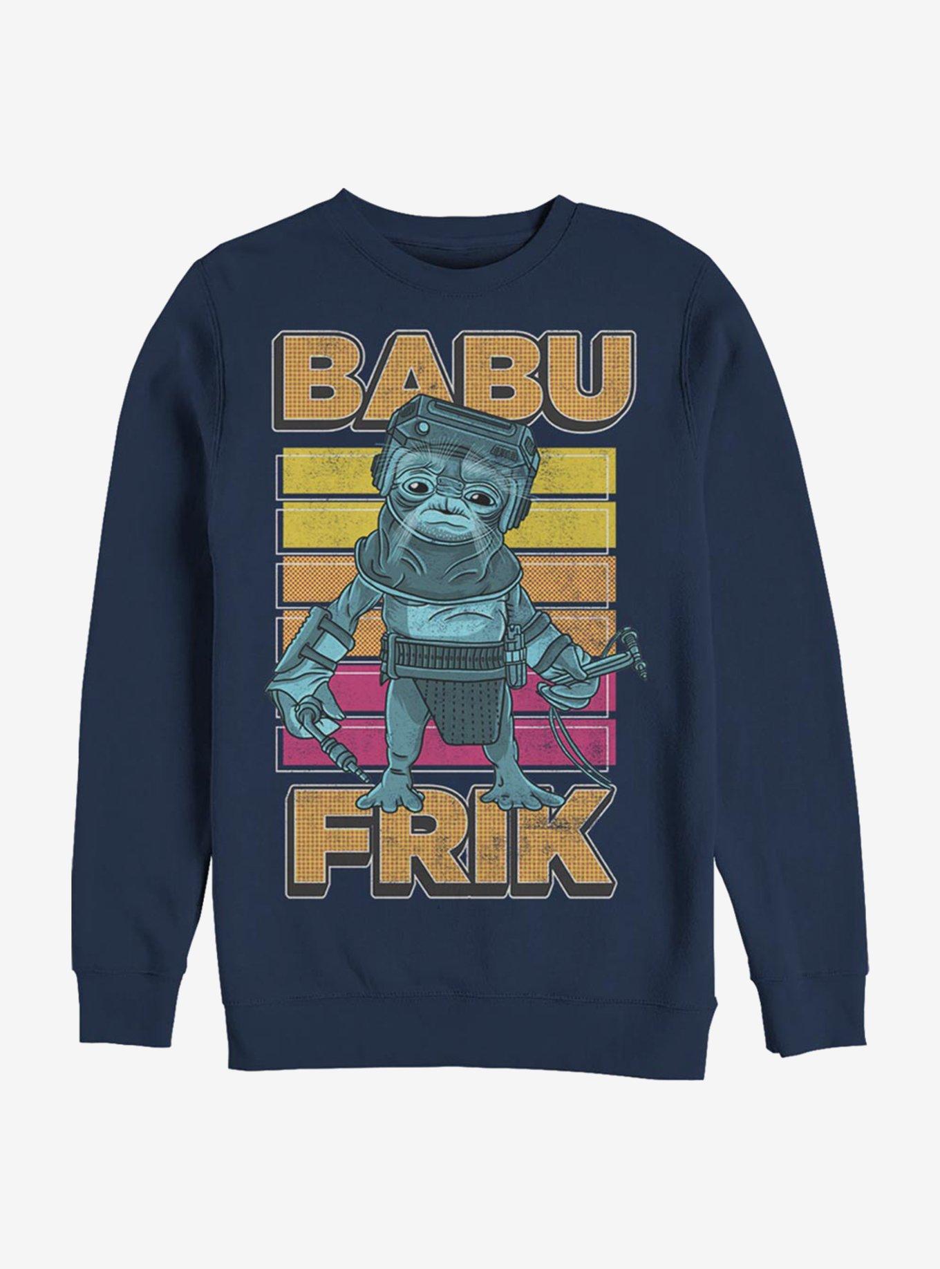 Star Wars: The Rise Of Skywalker Pop Babu Sweatshirt, NAVY, hi-res