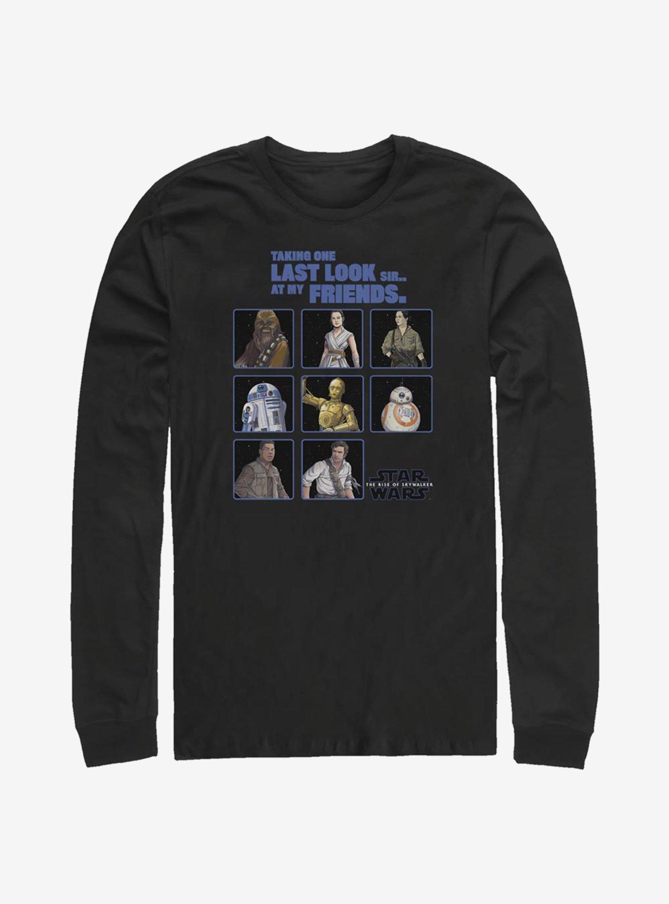 Star Wars: The Rise Of Skywalker Boxed Friends Long-Sleeve T-Shirt, BLACK, hi-res