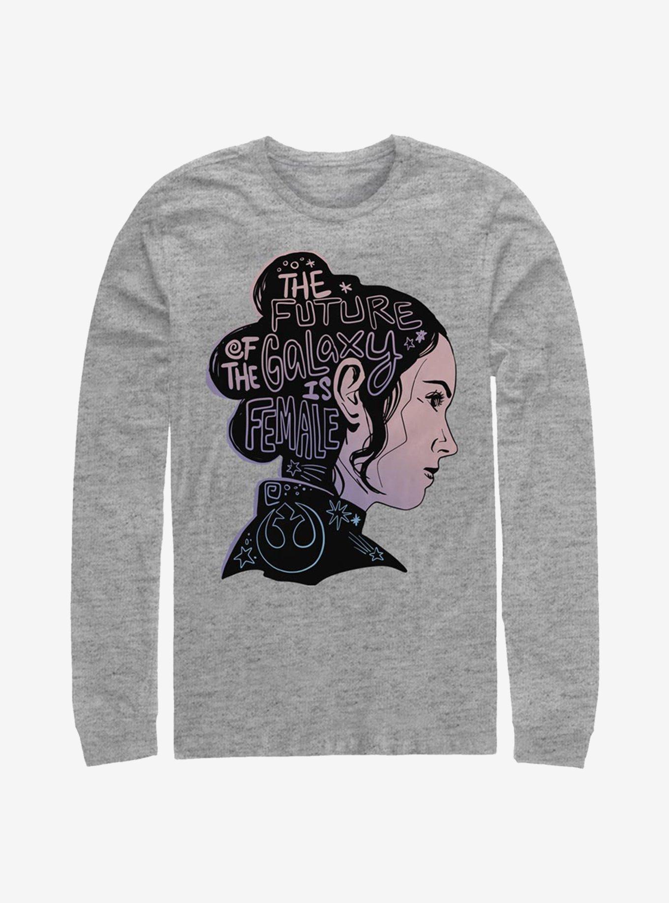 Star Wars: The Rise Of Skywalker Female Future Long-Sleeve T-Shirt, ATH HTR, hi-res