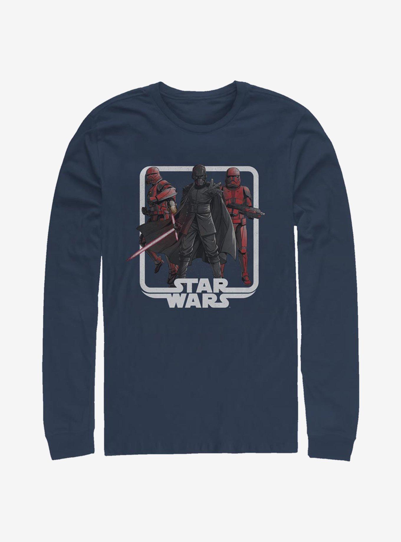 Star Wars: The Rise Of Skywalker Vindication Long-Sleeve T-Shirt, NAVY, hi-res