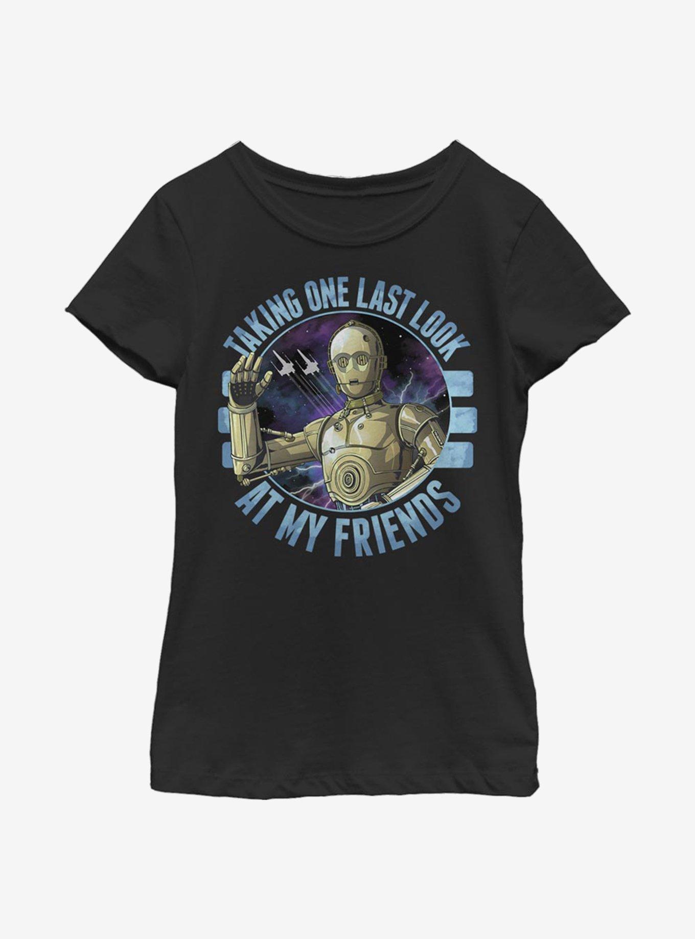 Star Wars: The Rise Of Skywalker Bye C3PO Youth Girls T-Shirt, , hi-res