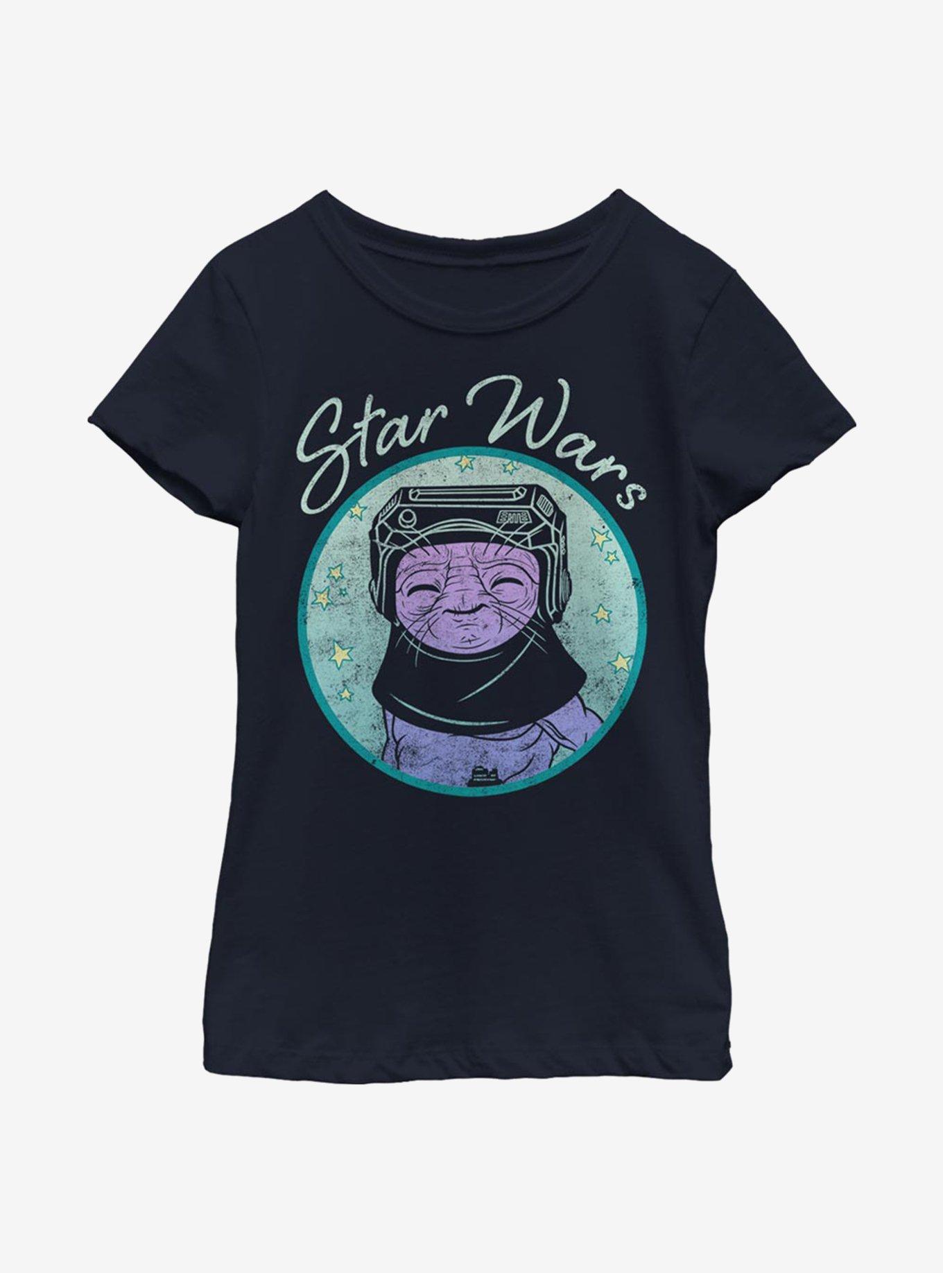 Star Wars: The Rise Of Skywalker Frik Cute Youth Girls T-Shirt, NAVY, hi-res