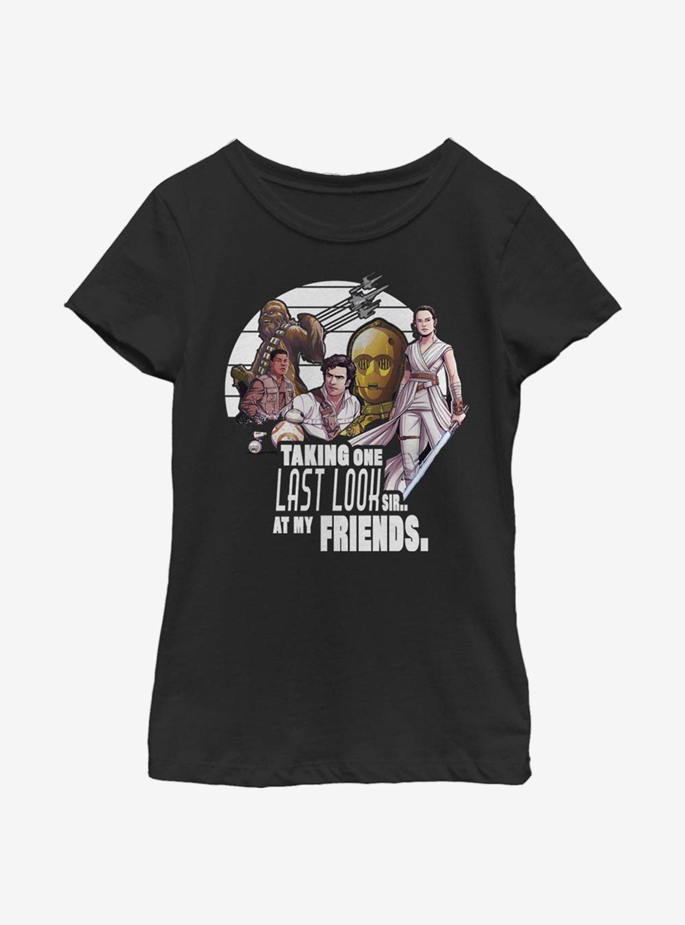 Star Wars: The Rise Of Skywalker Last Goodbye Youth Girls T-Shirt, BLACK, hi-res