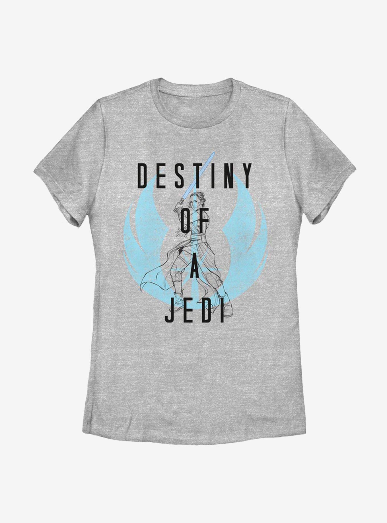 Star Wars: The Rise Of Skywalker Destiny Of A Jedi Womens T-Shirt, ATH HTR, hi-res