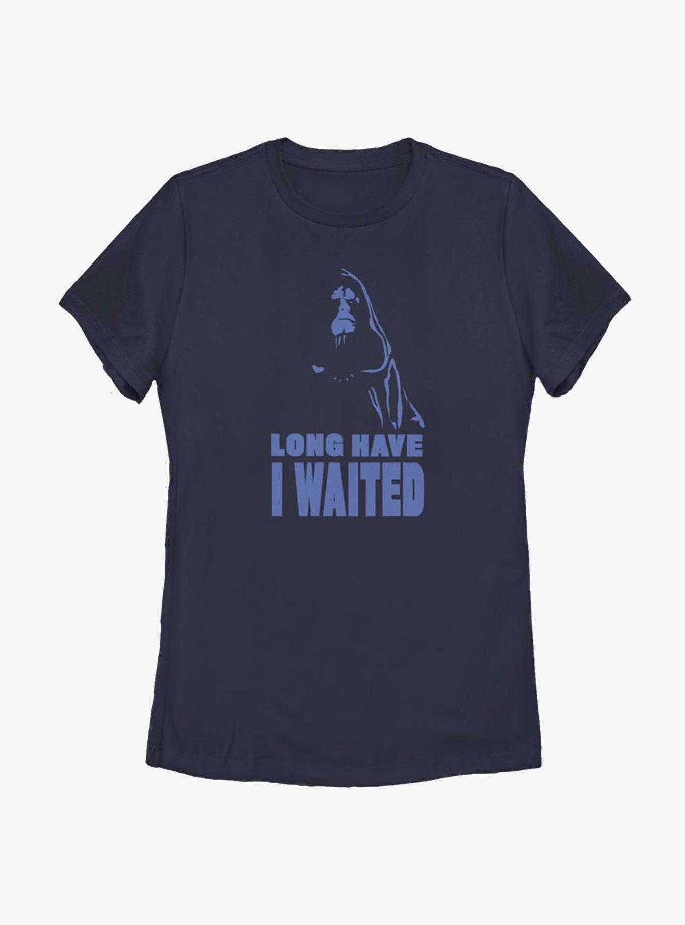 Star Wars: The Rise Of Skywalker Long Have I Waited Womens T-Shirt, NAVY, hi-res