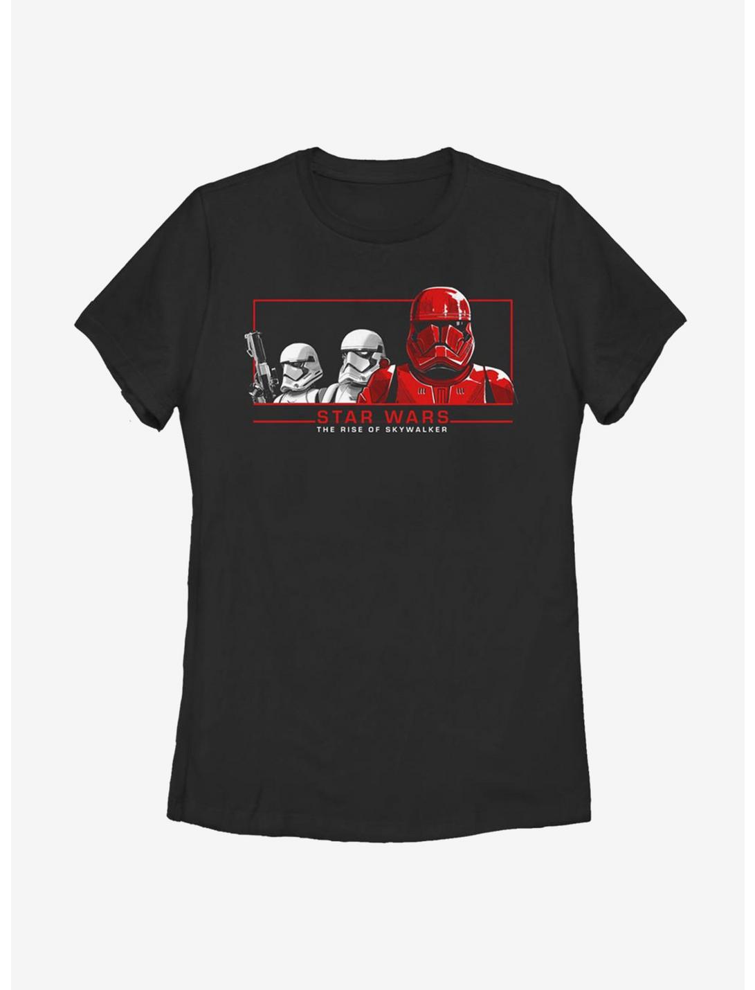 Star Wars: The Rise Of Skywalker Red And Pals Womens T-Shirt, BLACK, hi-res