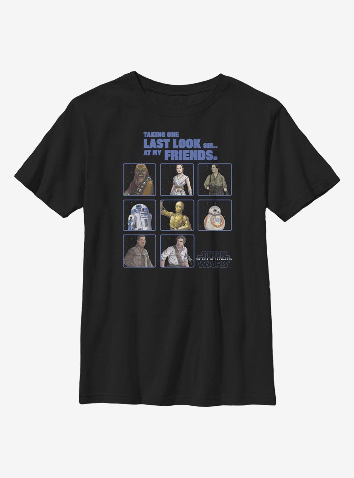 Star Wars: The Rise Of Skywalker Boxed Friends Youth T-Shirt, BLACK, hi-res