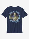 Star Wars: The Rise Of Skywalker Bye C3PO Youth T-Shirt, NAVY, hi-res