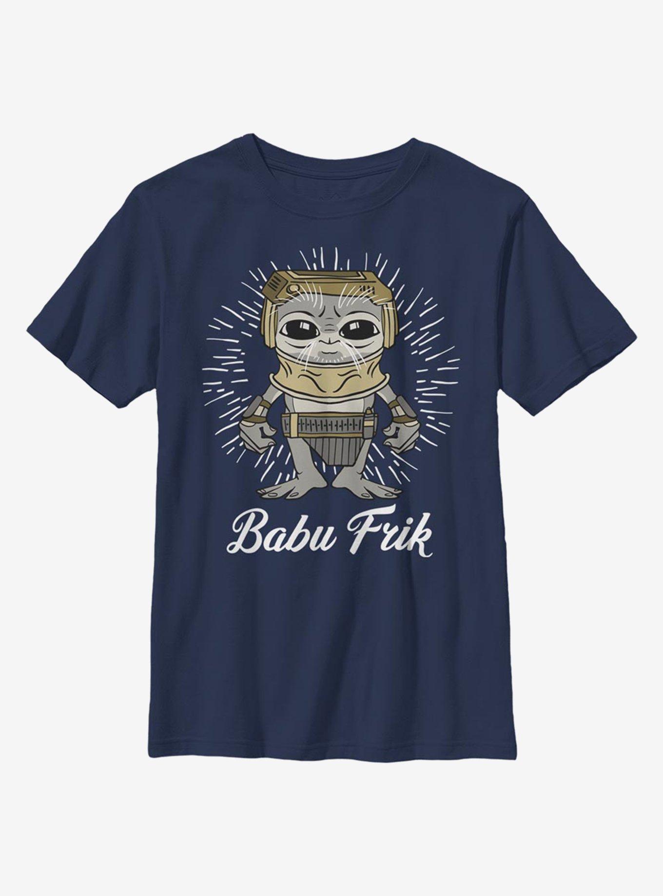 Star Wars: The Rise Of Skywalker Cute Frik Youth T-Shirt, NAVY, hi-res