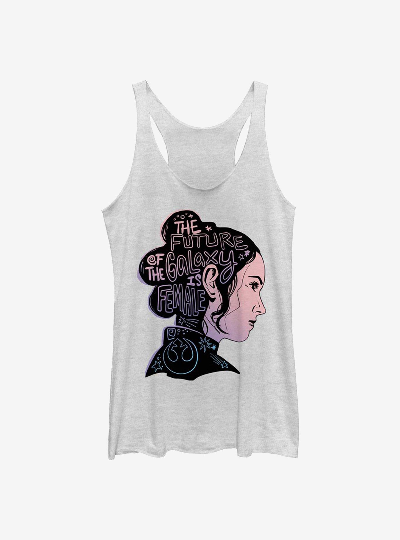 Star Wars: The Rise Of Skywalker Female Future Tank Top, WHITE HTR, hi-res