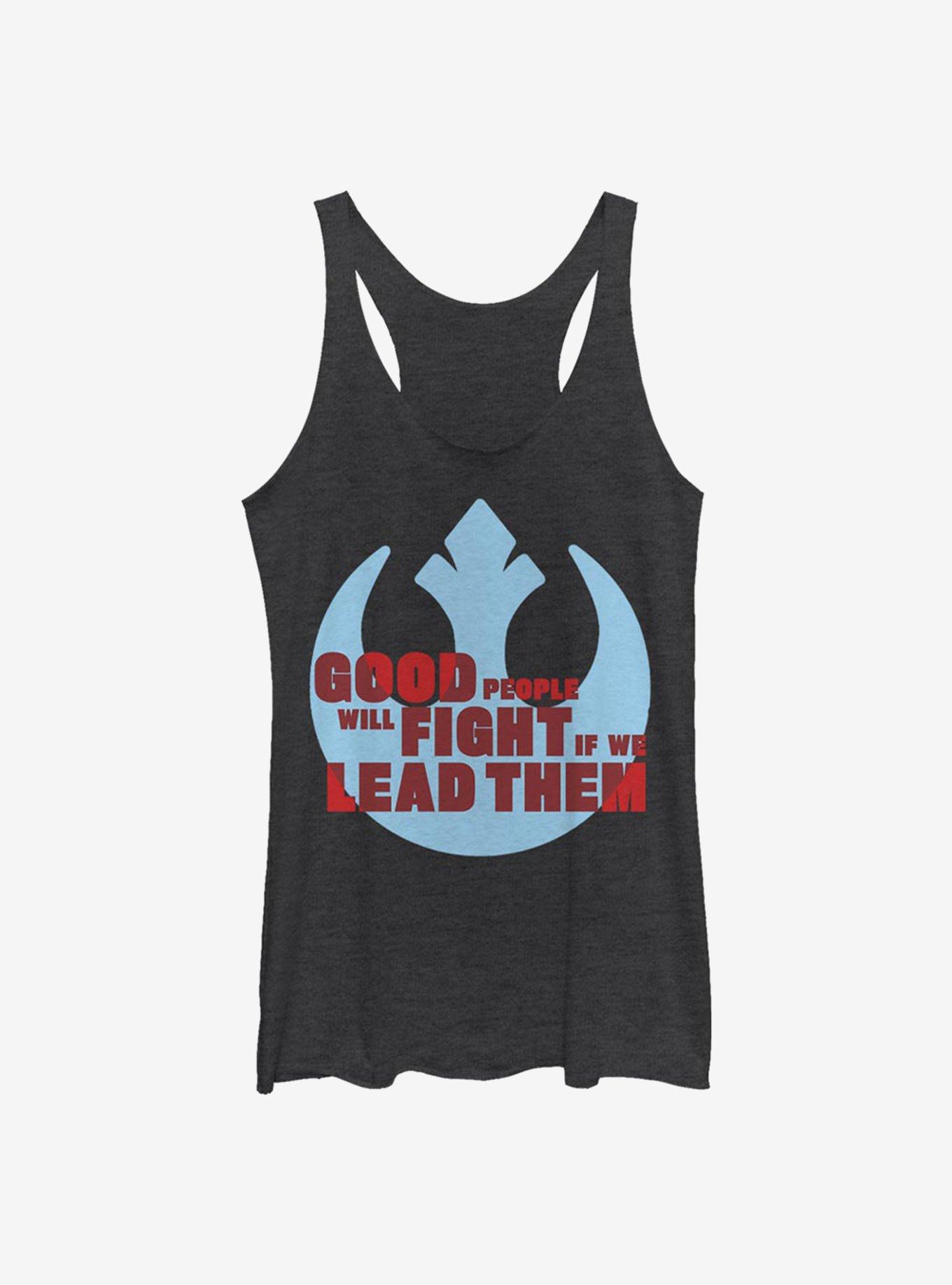 Star Wars: The Rise Of Skywalker Rebel Leader Words Tank Top, , hi-res