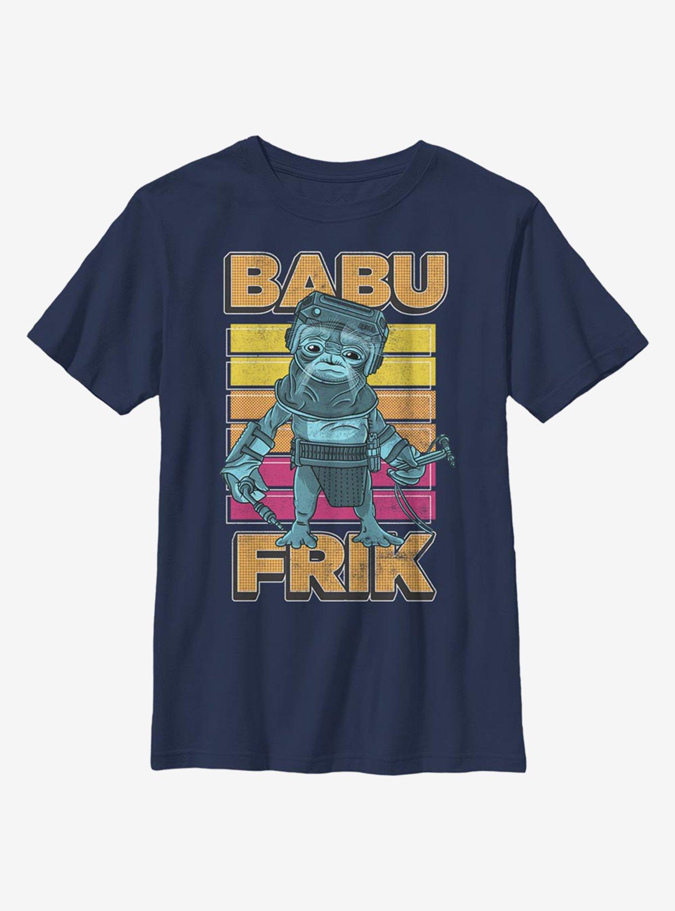 Star Wars: The Rise Of Skywalker Pop Babu Youth T-Shirt, NAVY, hi-res