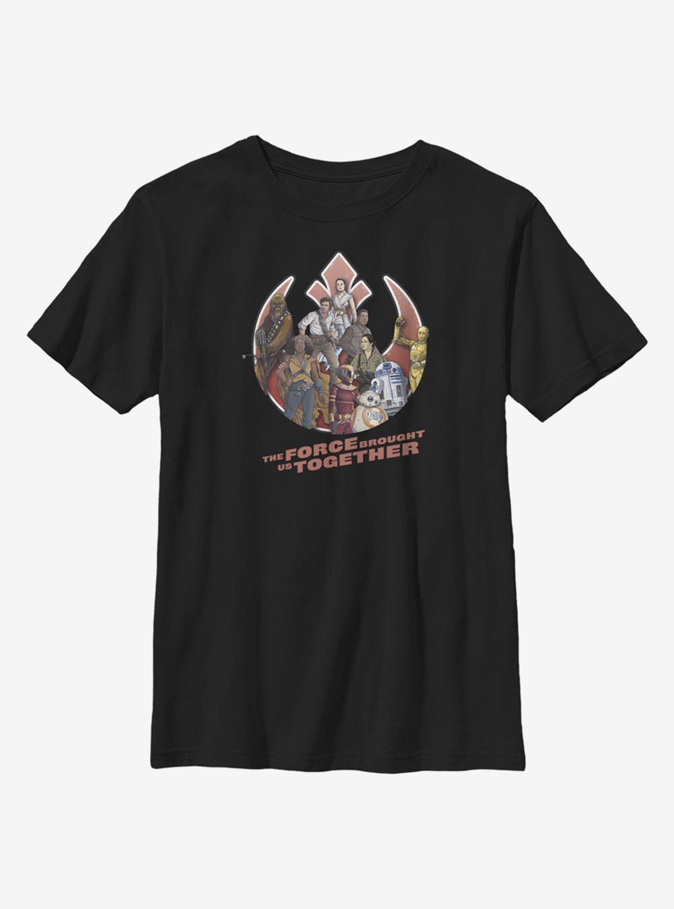 Star Wars: The Rise Of Skywalker Rebel Together Youth T-Shirt, , hi-res