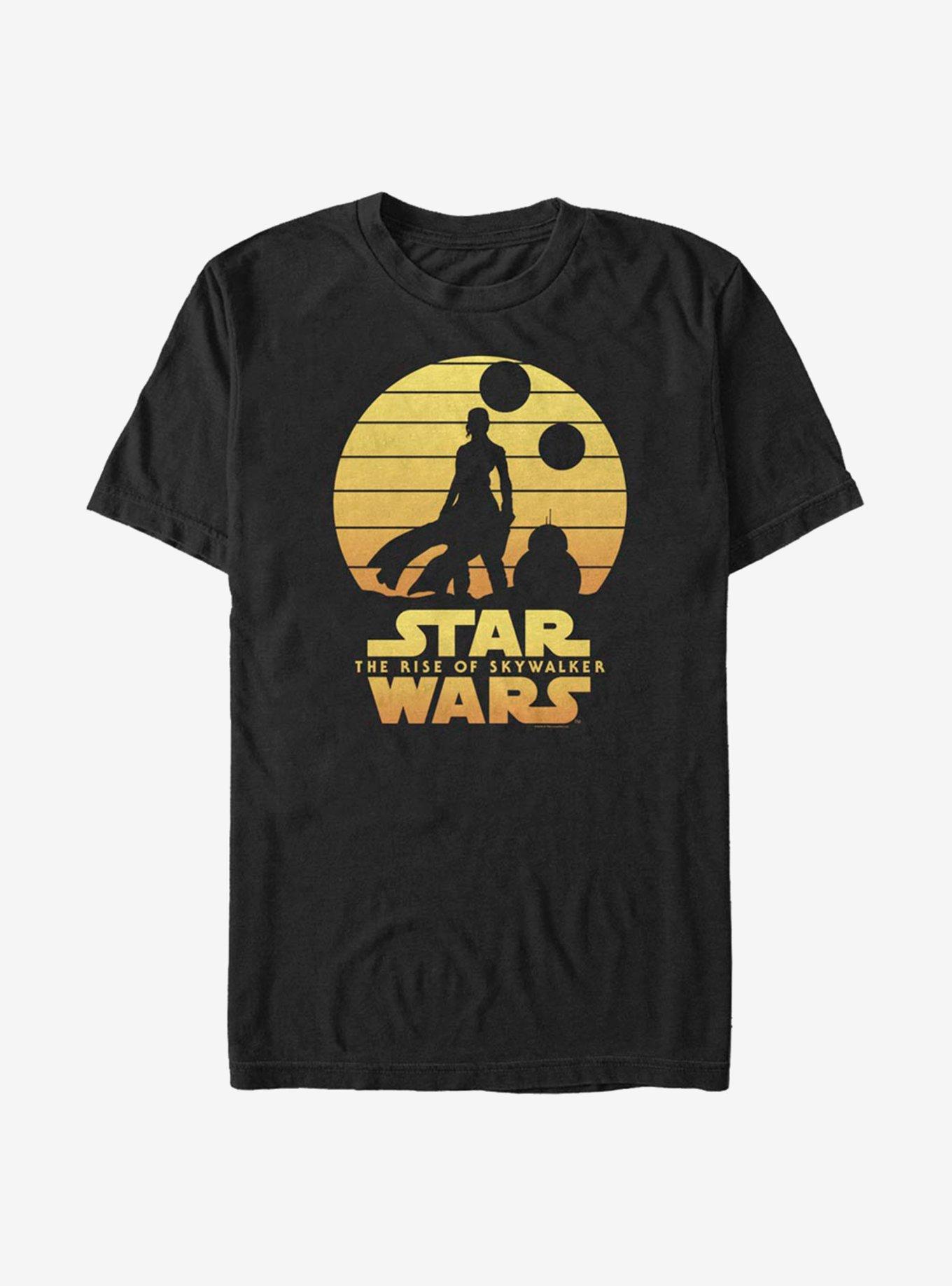 Star Wars: The Rise Of Skywalker Rey BB-8 Sunset T-Shirt, , hi-res