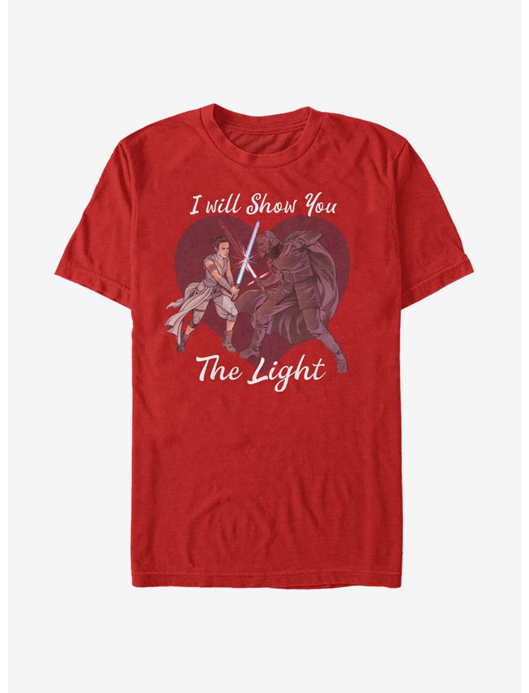 Star Wars: The Rise Of Skywalker I Will Show You The Light T-Shirt, RED, hi-res