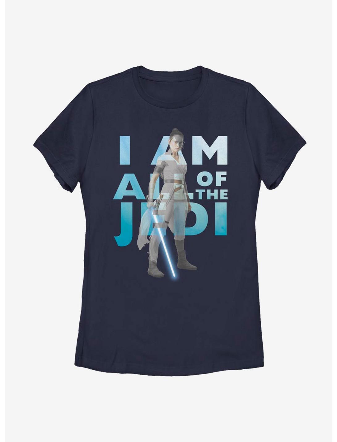 Star Wars: The Rise Of Skywalker All Of The Jedi Womens T-Shirt, NAVY, hi-res