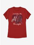 Star Wars: The Rise Of Skywalker I Will Show You The Light Womens T-Shirt, RED, hi-res