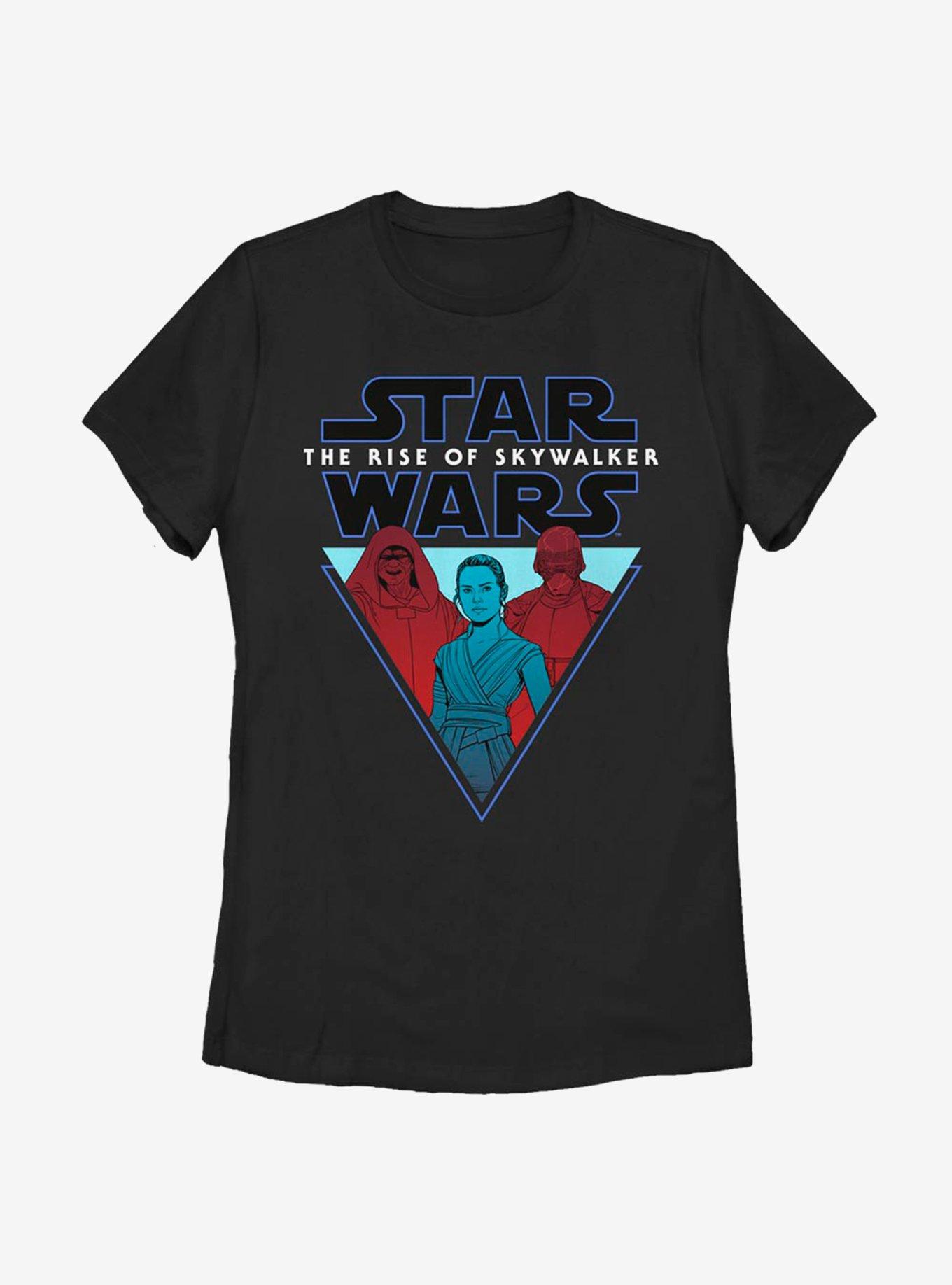 Star Wars: The Rise Of Skywalker Triad Womens T-Shirt, BLACK, hi-res