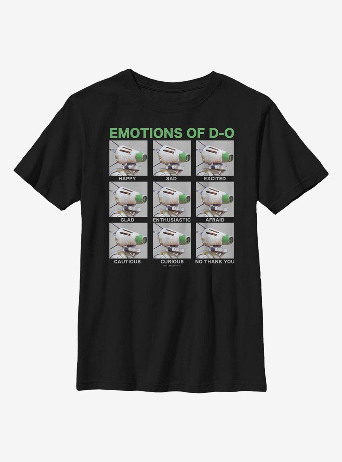 Star Wars: The Rise Of Skywalker Emotions Of D-O Youth T-Shirt, , hi-res