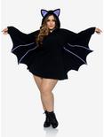 Cozy Moonlight Bat Dress Plus Size, BLACK, hi-res