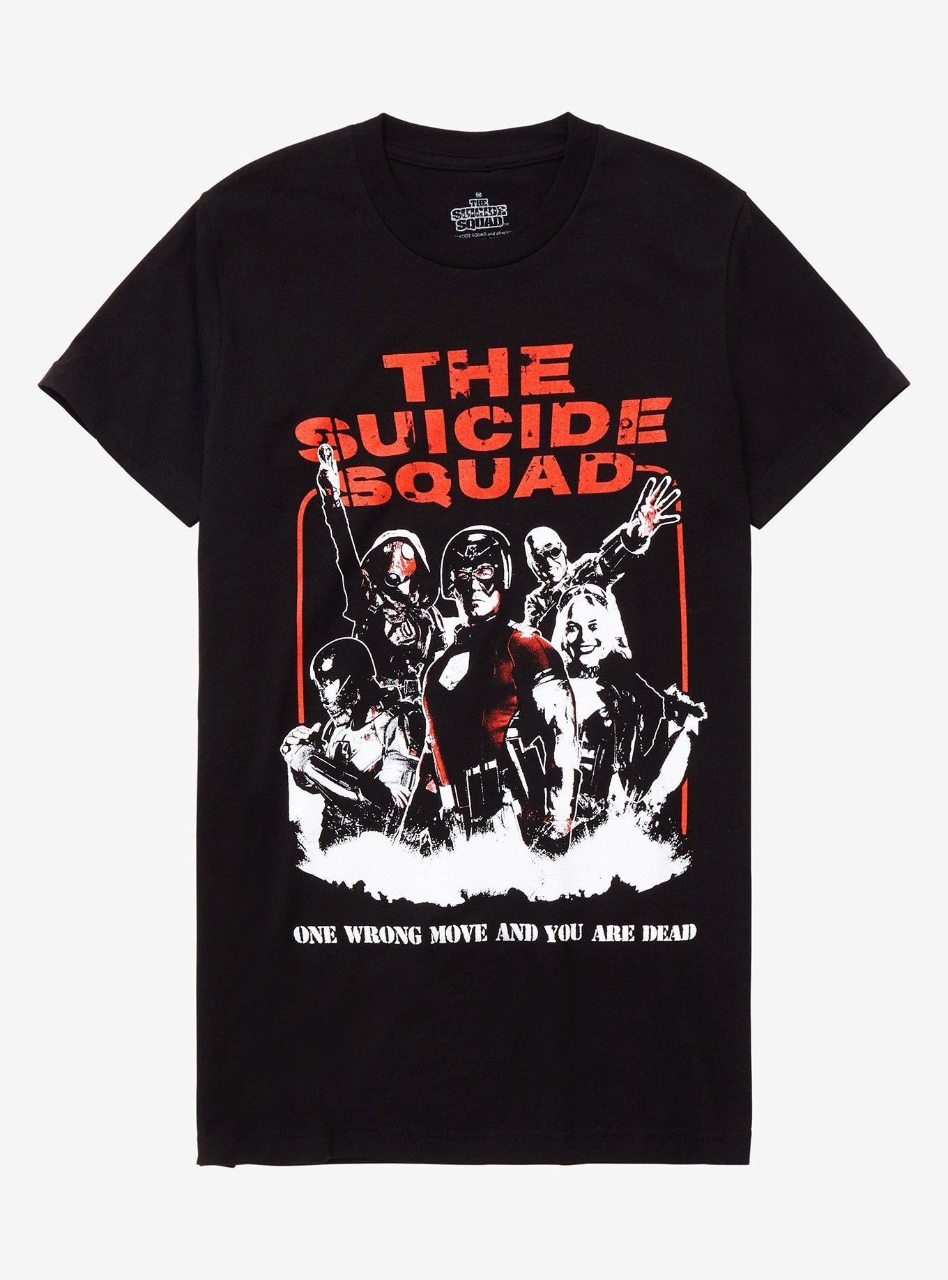 DC Comics The Suicide Squad Poster T-Shirt, BLACK, hi-res