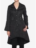 Black Brocade Coat, BLACK, hi-res