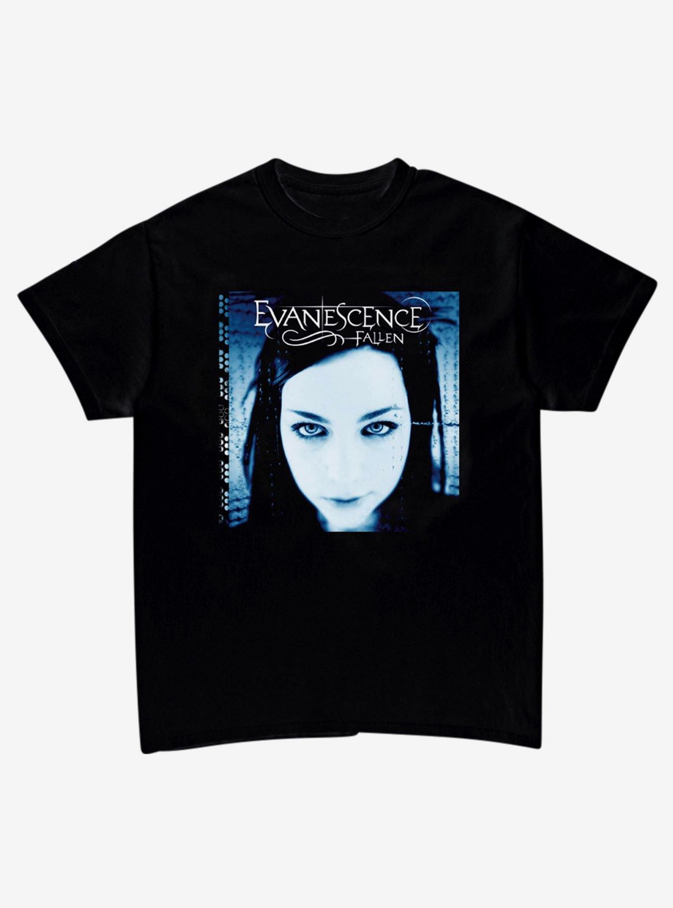 Evanescence Fallen Album Cover Girls T-Shirt, BLACK, hi-res