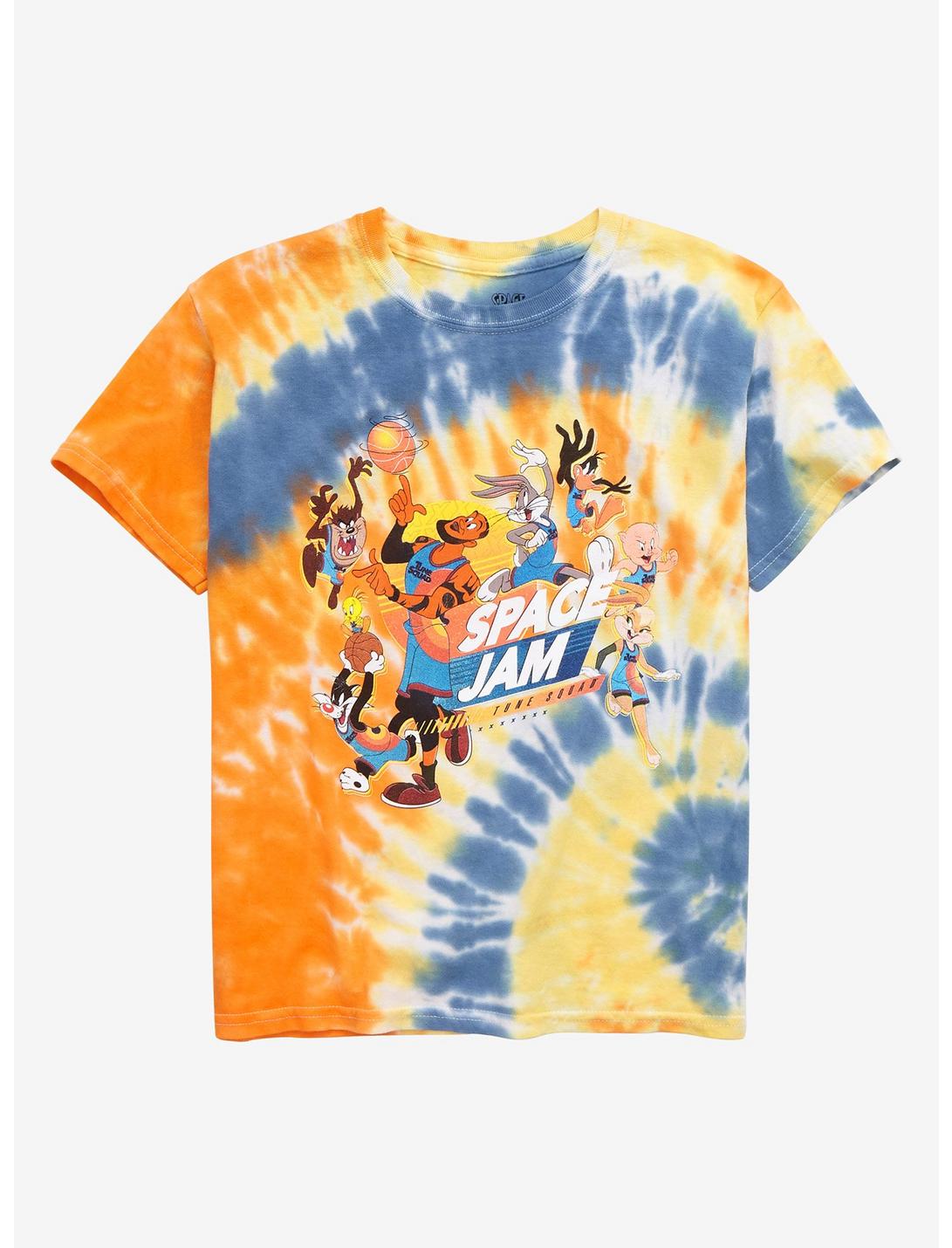 Space Jam: A New Legacy Characters Tie-Dye Youth T-Shirt - BoxLunch Exclusive, TIE DYE, hi-res