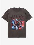 Marvel Spider-Man Miles Morales City Youth T-Shirt - BoxLunch Exclusive, DARK GREY, hi-res