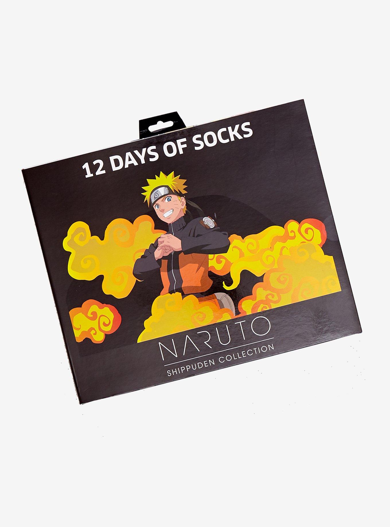 Naruto Shippuden 12 Days of Socks Advent Box Set, , hi-res