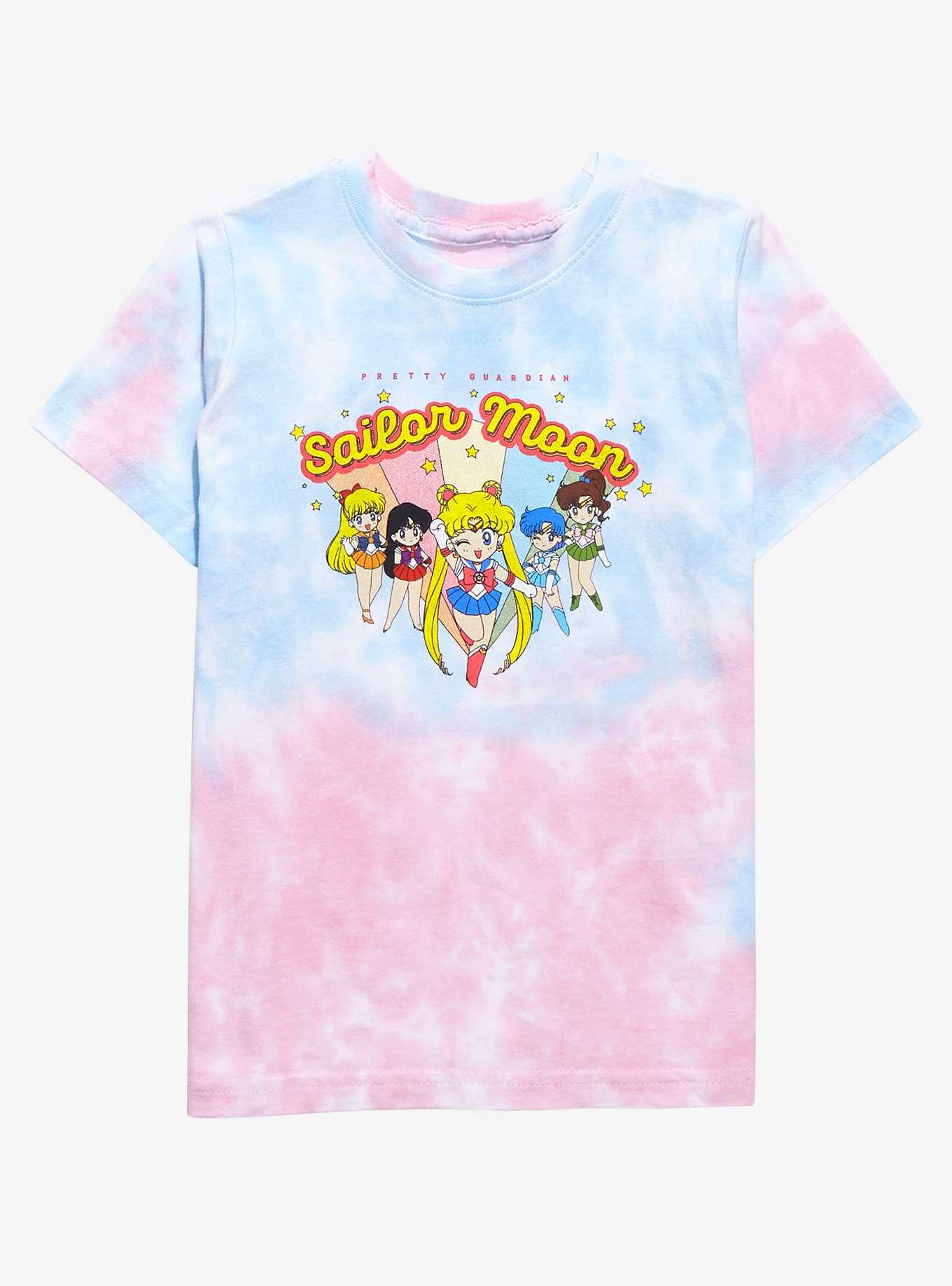 Sailor Moon Chibi Sailor Scouts Group Toddler Tie-Dye T-Shirt - BoxLunch Exclusive, , hi-res