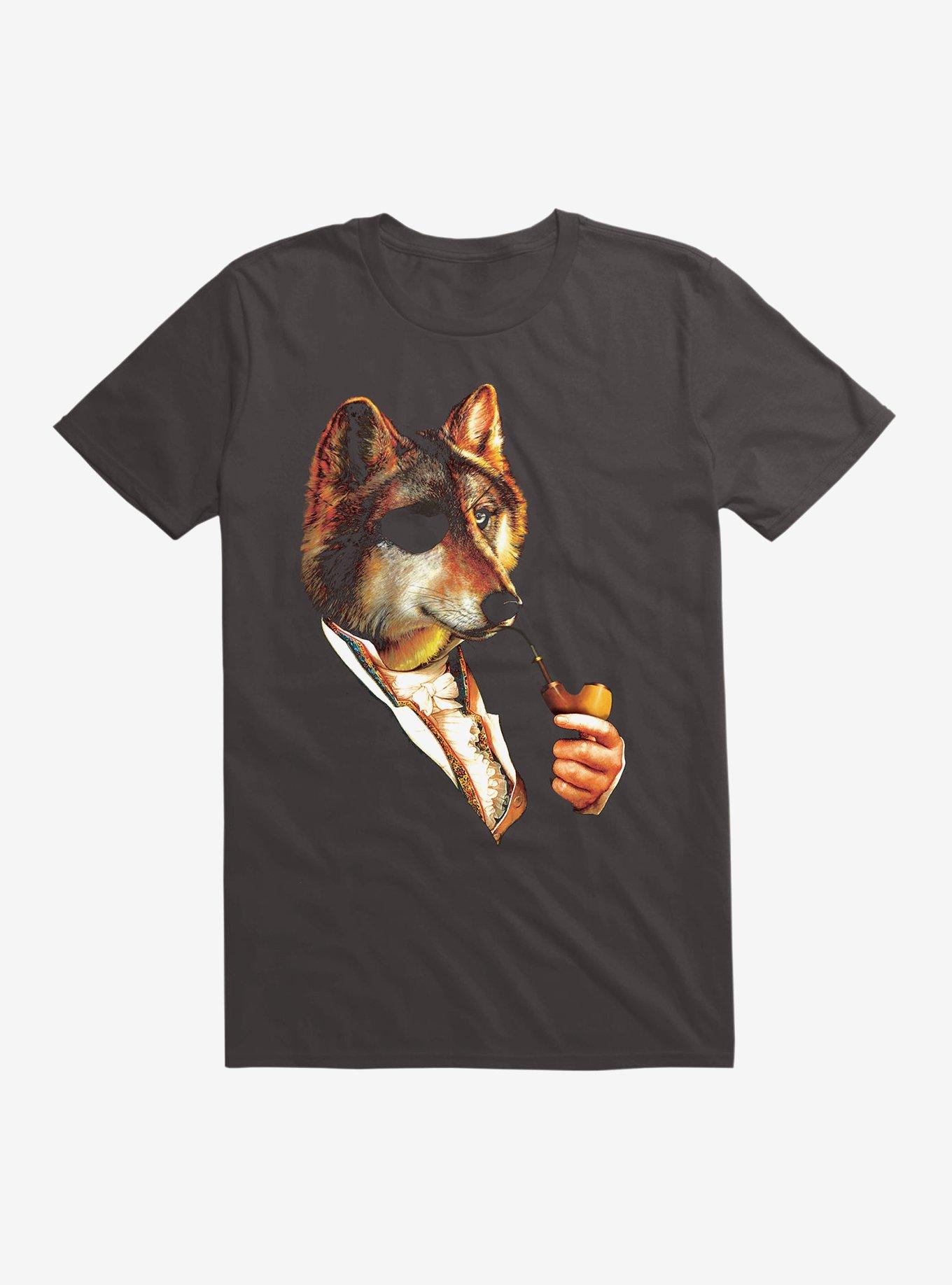 Baron Von Wolf Hatches A Plan T-Shirt, BLACK, hi-res